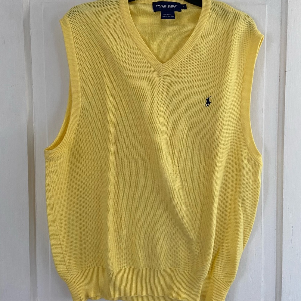 Polo sweater vest
